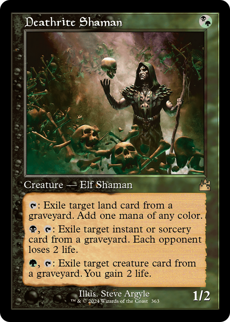 Deathrite Shaman (Retro Frame) [Ravnica Remastered] | Boutique FDB TCG