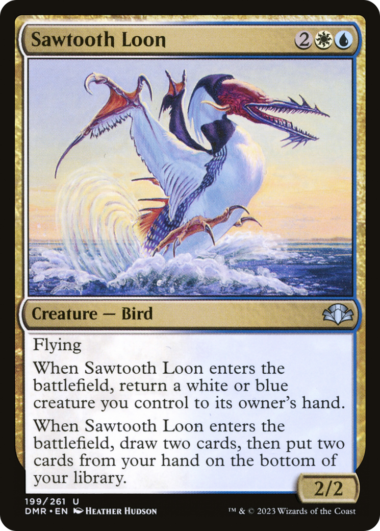 Sawtooth Loon [Dominaria Remastered] | Boutique FDB TCG