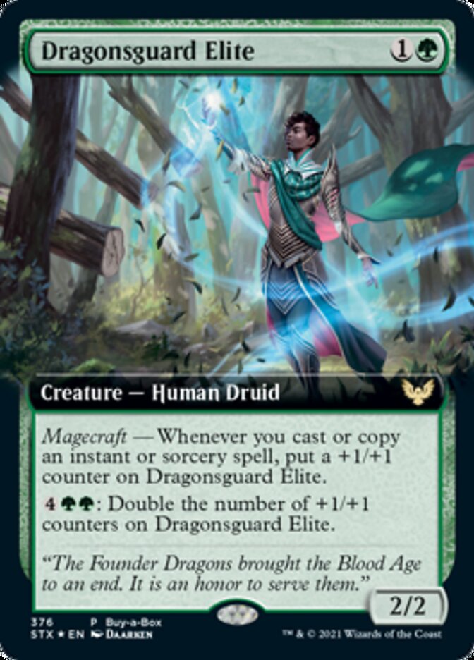 Dragonsguard Elite (Buy-A-Box) [Strixhaven: School of Mages Promos] | Boutique FDB TCG