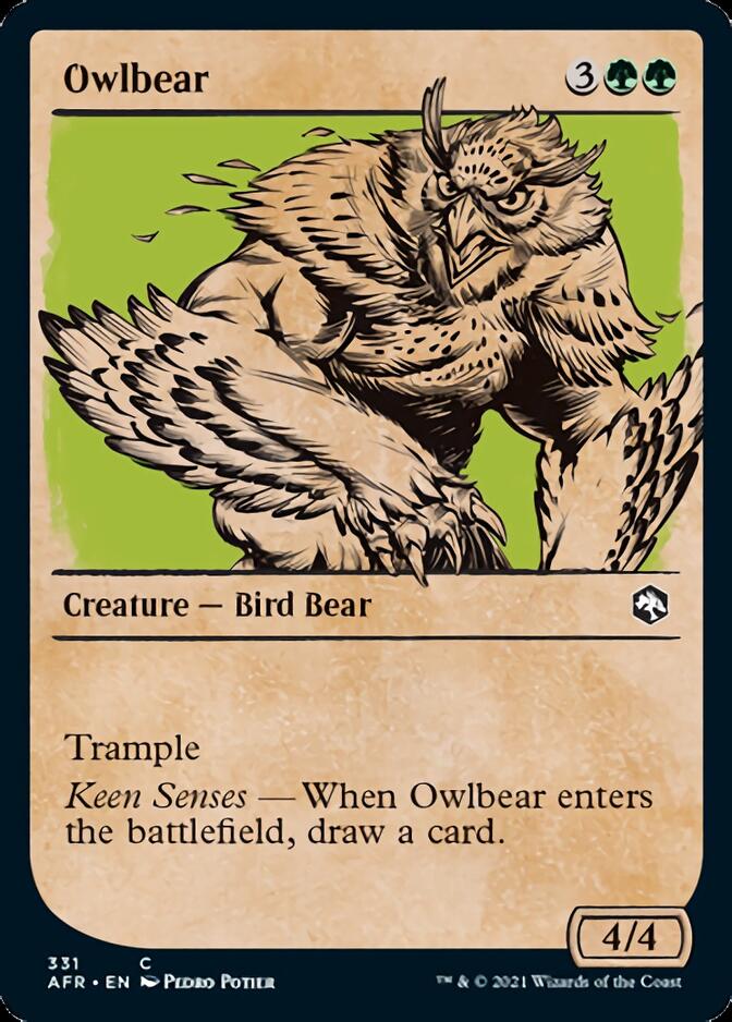 Owlbear (Showcase) [Dungeons & Dragons: Adventures in the Forgotten Realms] | Boutique FDB TCG