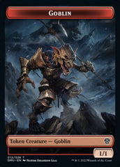 Saproling // Goblin Double-Sided Token [Dominaria United Tokens] | Boutique FDB TCG