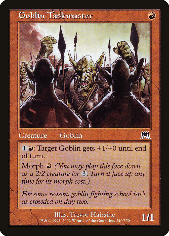 Goblin Taskmaster [Onslaught] | Boutique FDB TCG