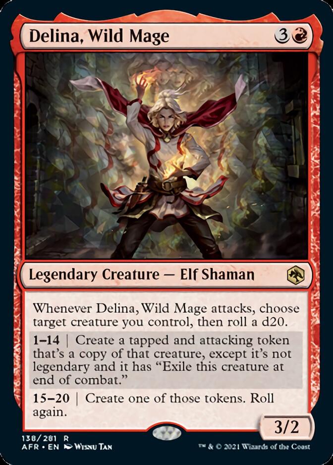 Delina, Wild Mage [Dungeons & Dragons: Adventures in the Forgotten Realms] | Boutique FDB TCG