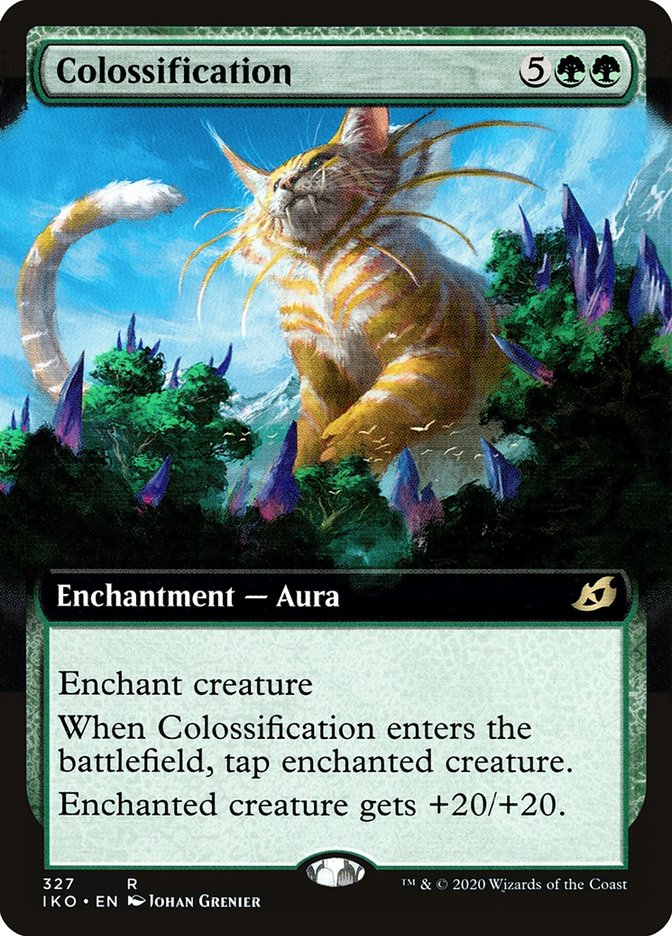 Colossification (Extended Art) [Ikoria: Lair of Behemoths] | Boutique FDB TCG