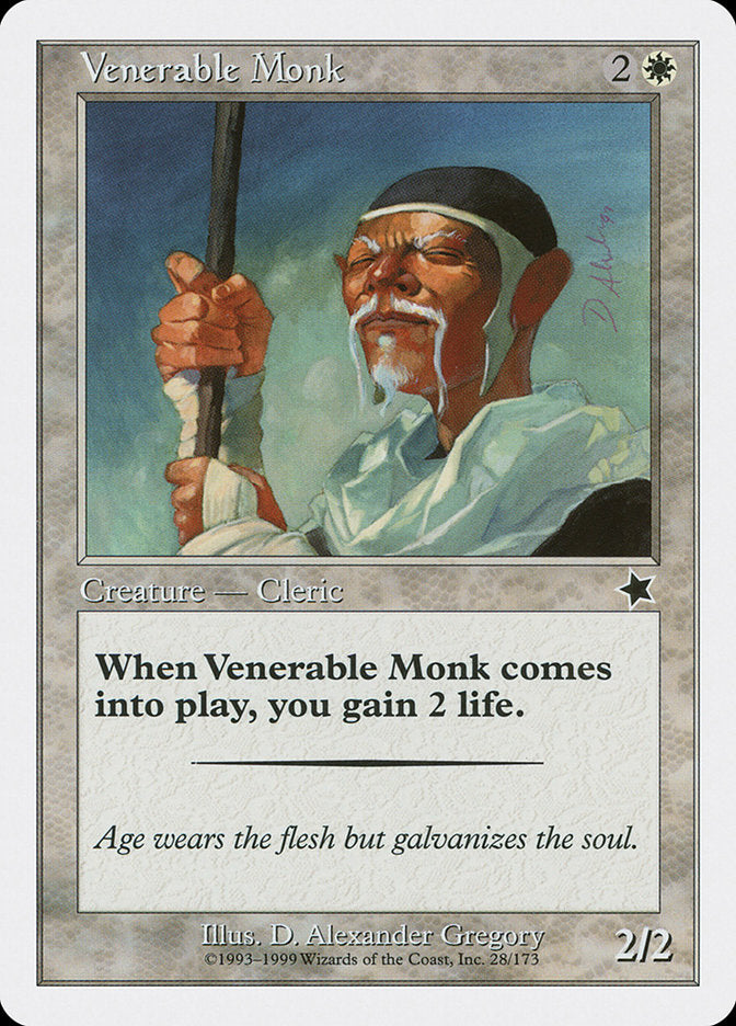 Venerable Monk [Starter 1999] | Boutique FDB TCG