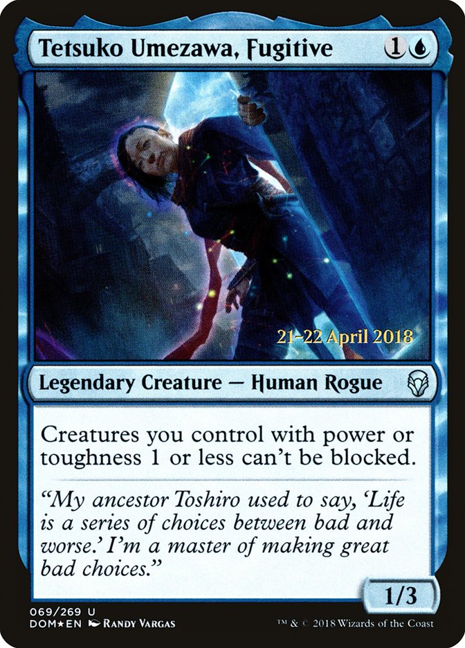 Tetsuko Umezawa, Fugitive [Dominaria Prerelease Promos] | Boutique FDB TCG