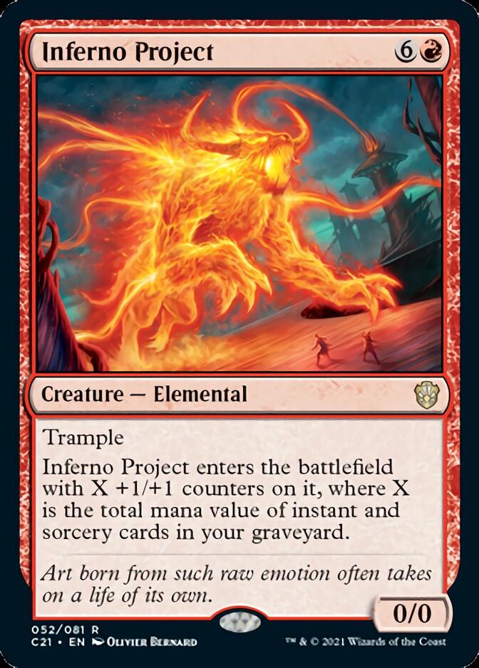 Inferno Project [Commander 2021] | Boutique FDB TCG