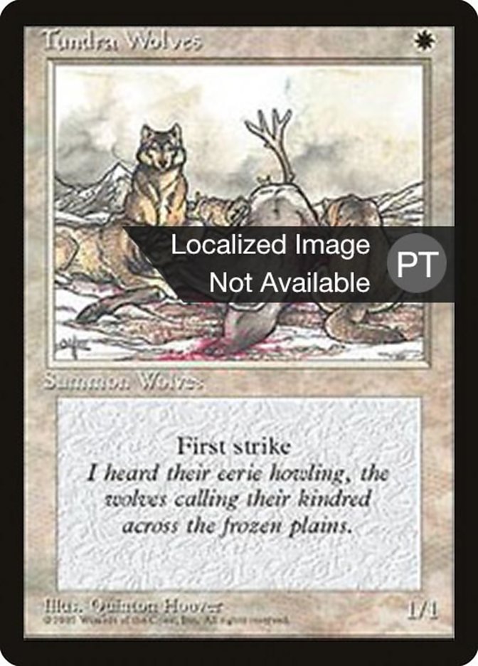 Tundra Wolves [Fourth Edition (Foreign Black Border)] | Boutique FDB TCG