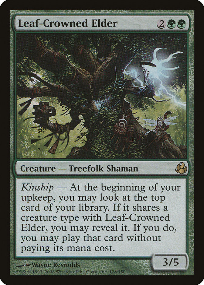 Leaf-Crowned Elder [Morningtide] | Boutique FDB TCG