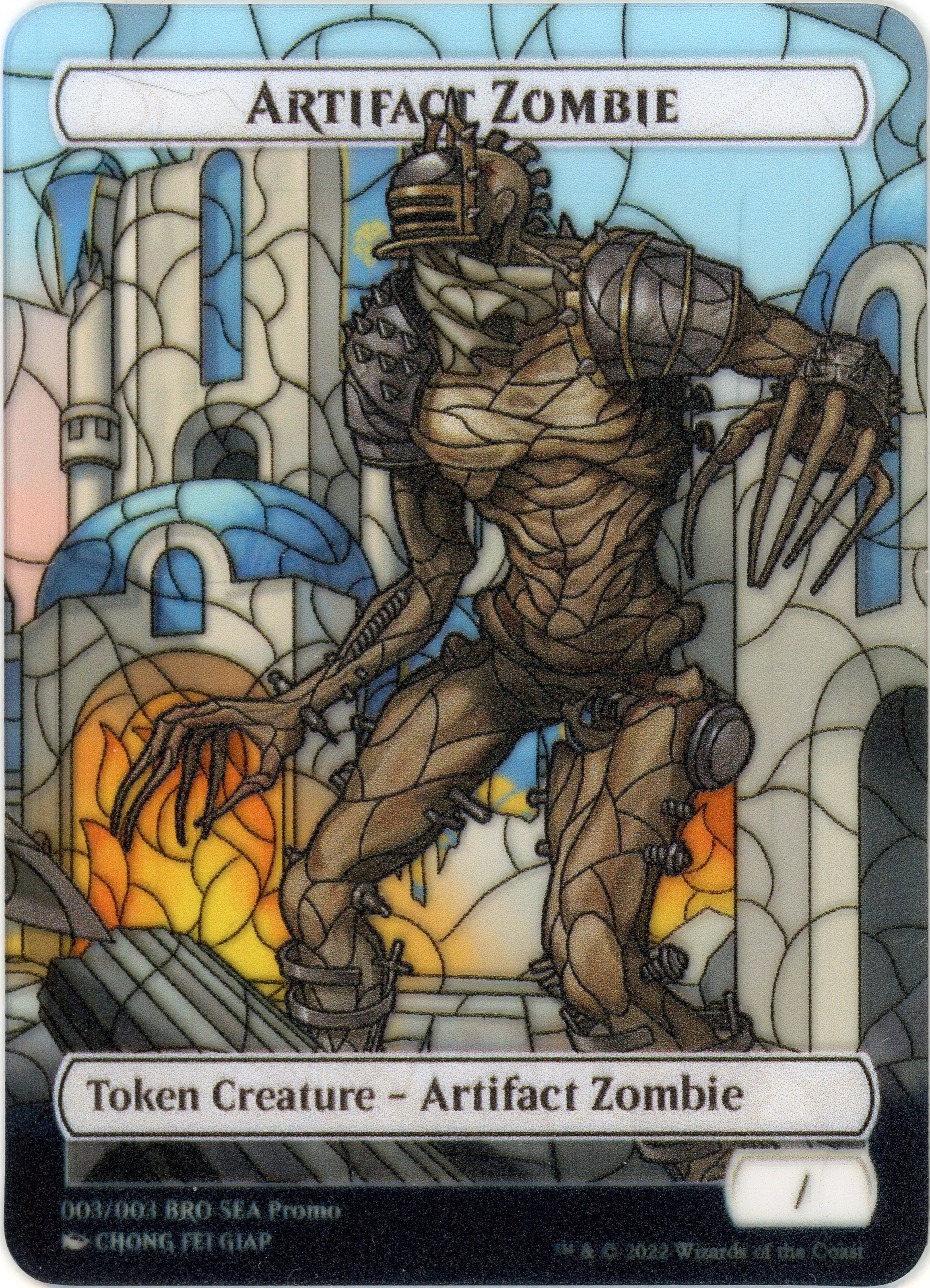 Artifact Zombie Token (SEA Exclusive) [The Brothers' War Tokens] | Boutique FDB TCG