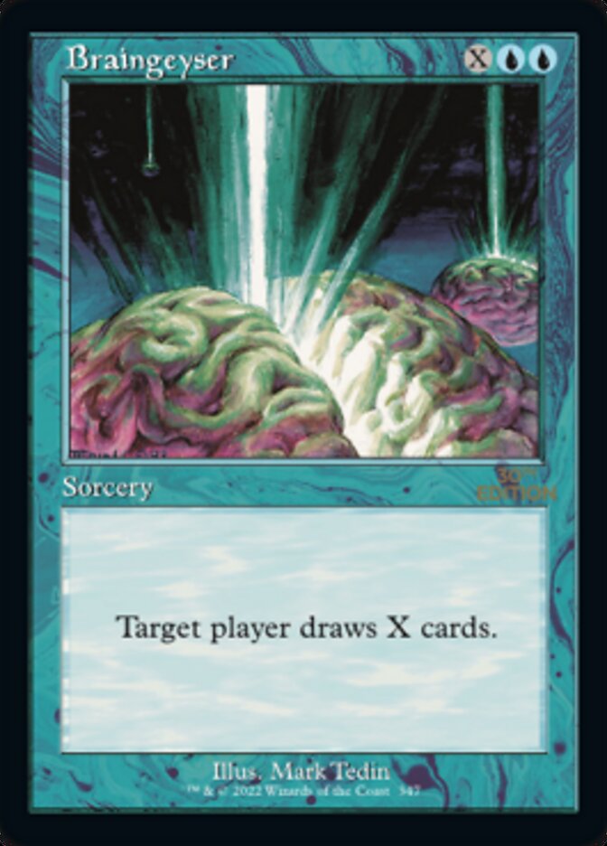 Braingeyser (Retro) [30th Anniversary Edition] | Boutique FDB TCG