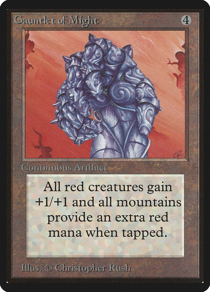 Gauntlet of Might [Beta Edition] | Boutique FDB TCG