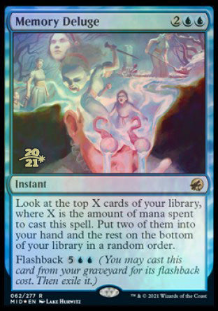 Memory Deluge [Innistrad: Midnight Hunt Prerelease Promos] | Boutique FDB TCG