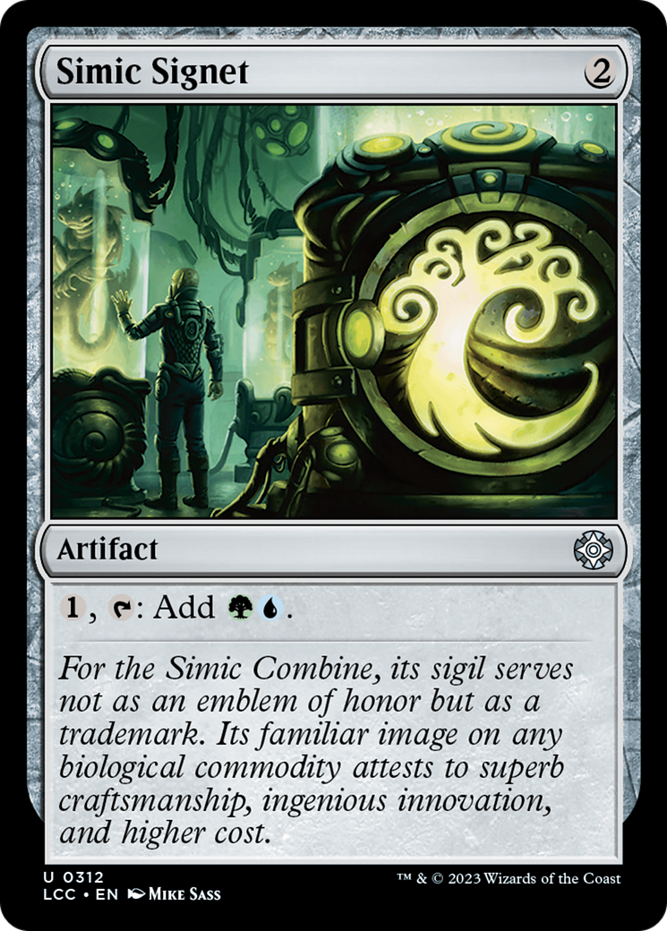 Simic Signet [The Lost Caverns of Ixalan Commander] | Boutique FDB TCG