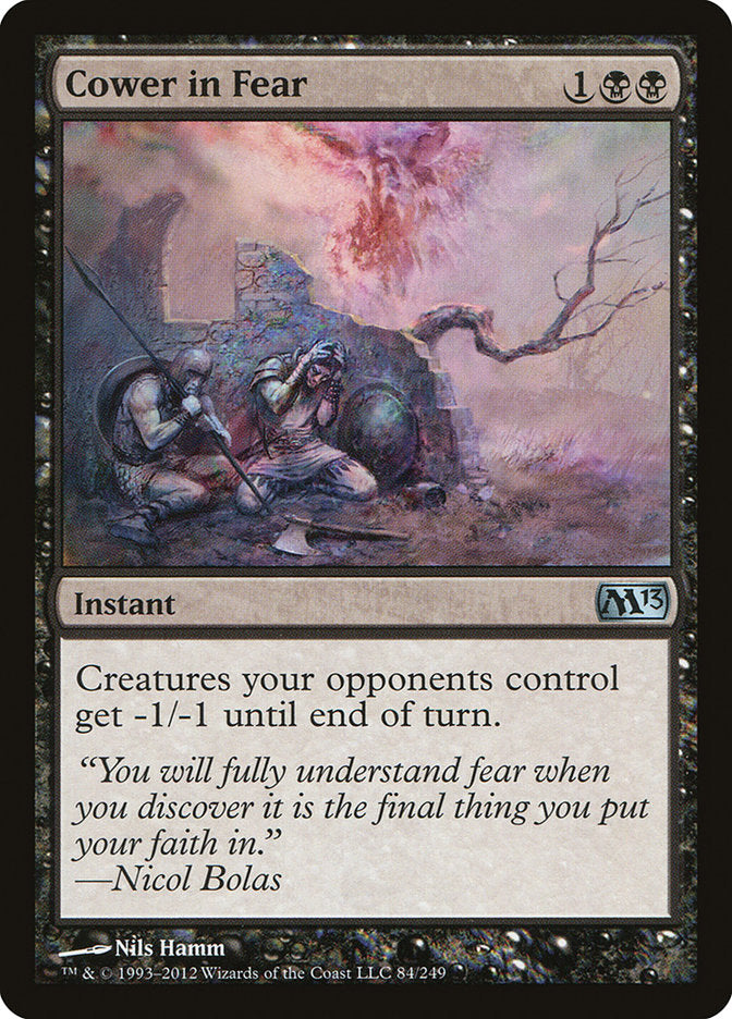 Cower in Fear [Magic 2013] | Boutique FDB TCG