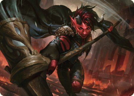 Karlach, Fury of Avernus Art Card (34) [Commander Legends: Battle for Baldur's Gate Art Series] | Boutique FDB TCG