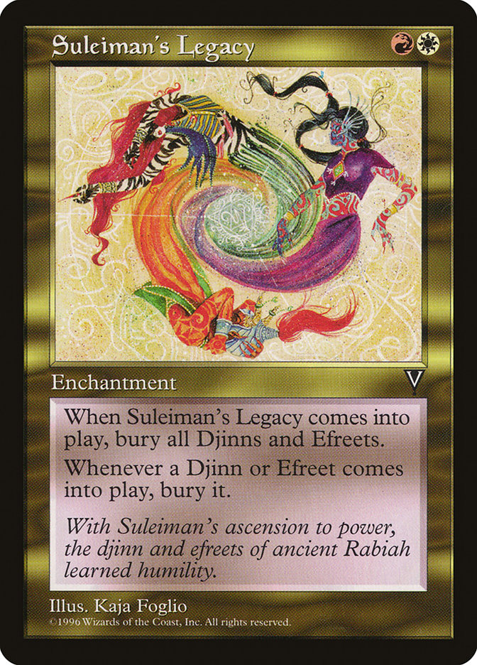 Suleiman's Legacy [Visions] | Boutique FDB TCG