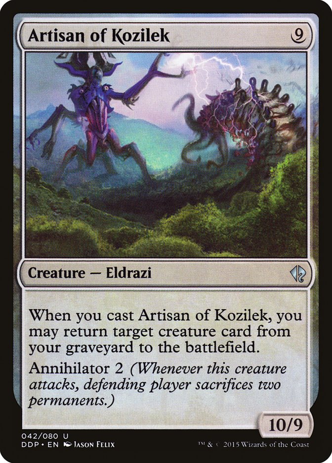 Artisan of Kozilek [Duel Decks: Zendikar vs. Eldrazi] | Boutique FDB TCG