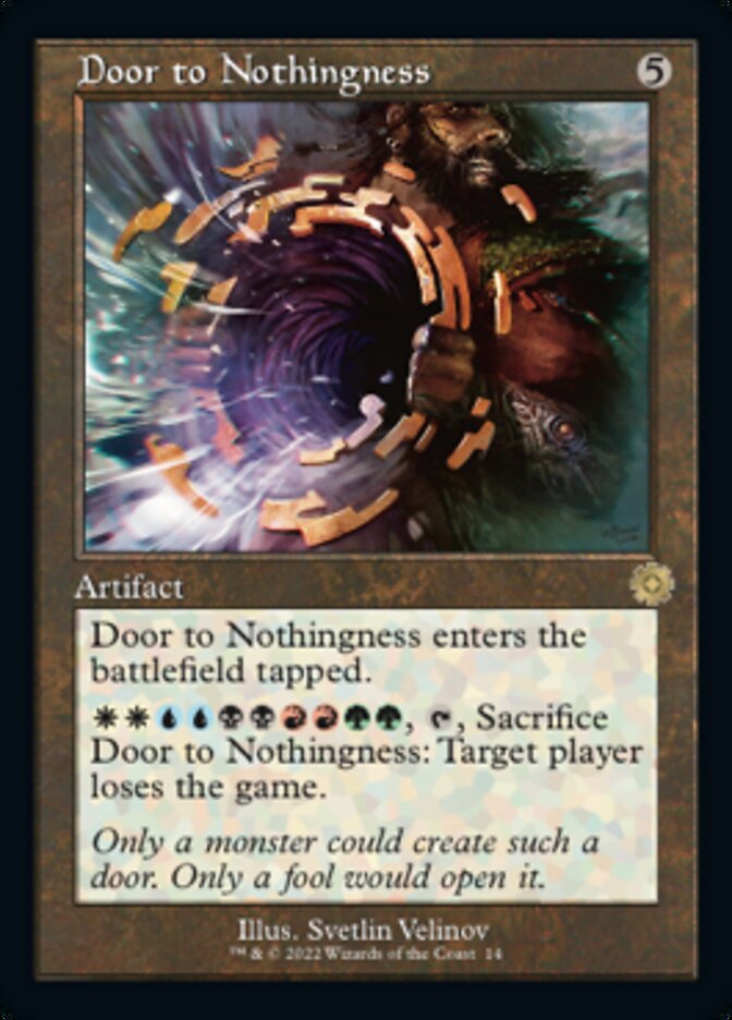 Door to Nothingness (Retro) [The Brothers' War Retro Artifacts] | Boutique FDB TCG