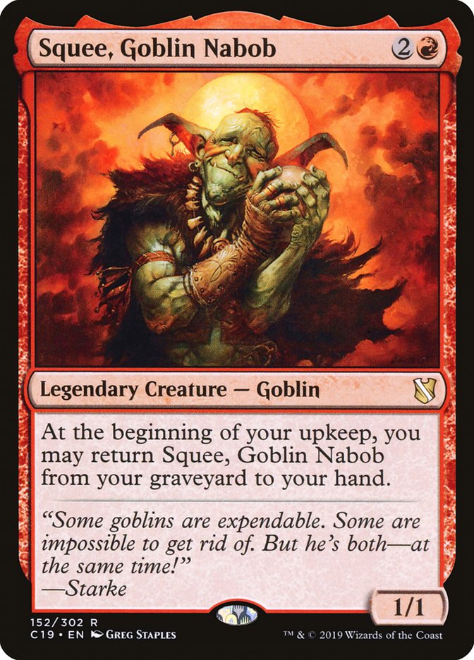 Squee, Goblin Nabob [Commander 2019] | Boutique FDB TCG