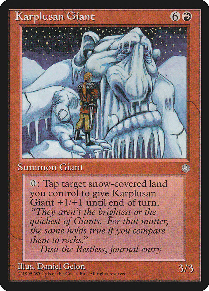 Karplusan Giant [Ice Age] | Boutique FDB TCG
