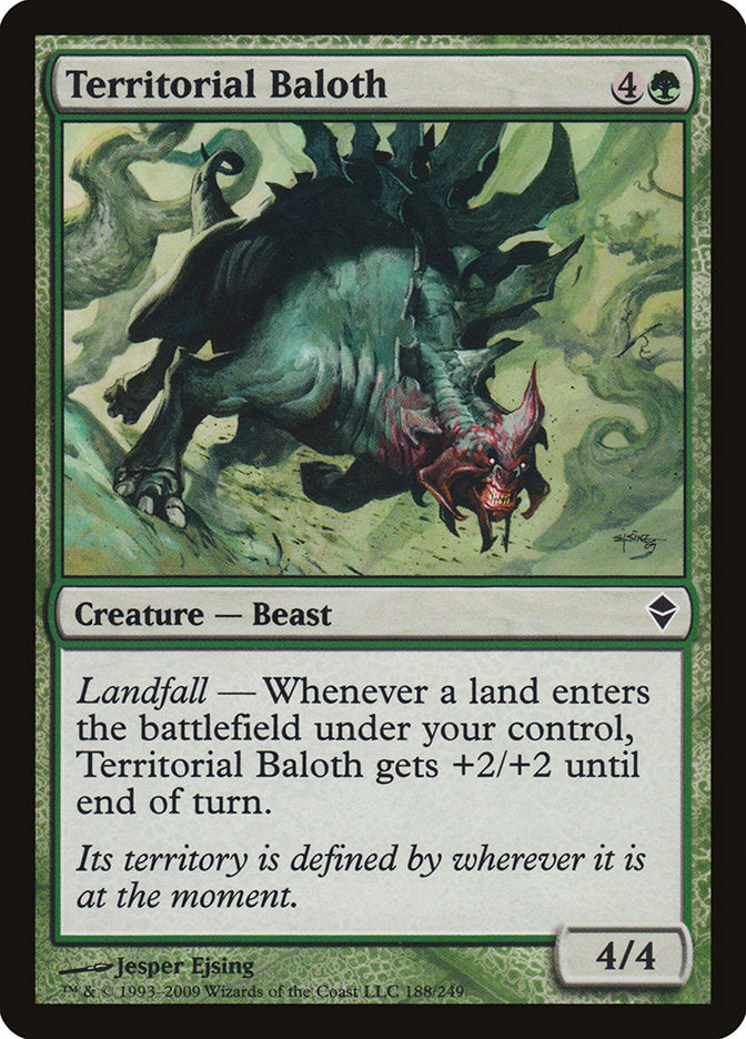 Territorial Baloth [Zendikar] | Boutique FDB TCG