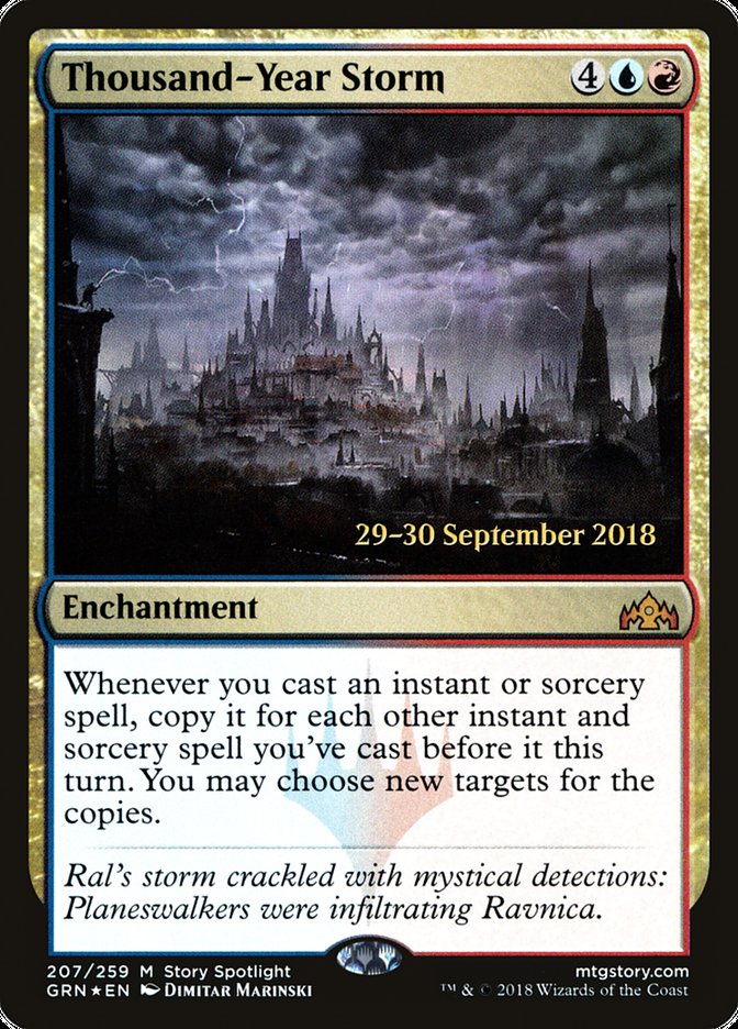 Thousand-Year Storm [Guilds of Ravnica Prerelease Promos] | Boutique FDB TCG