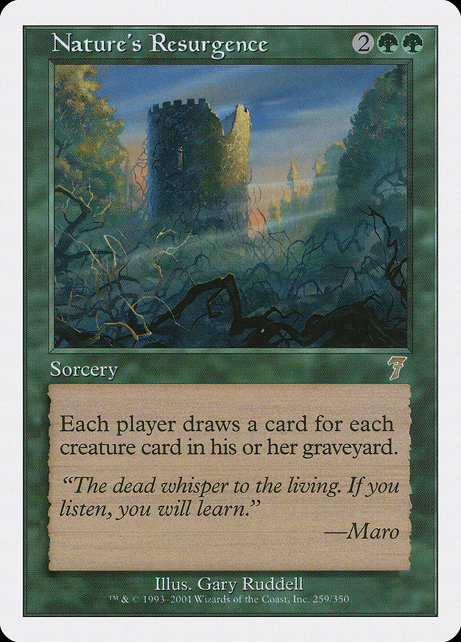 Nature's Resurgence [Seventh Edition] | Boutique FDB TCG