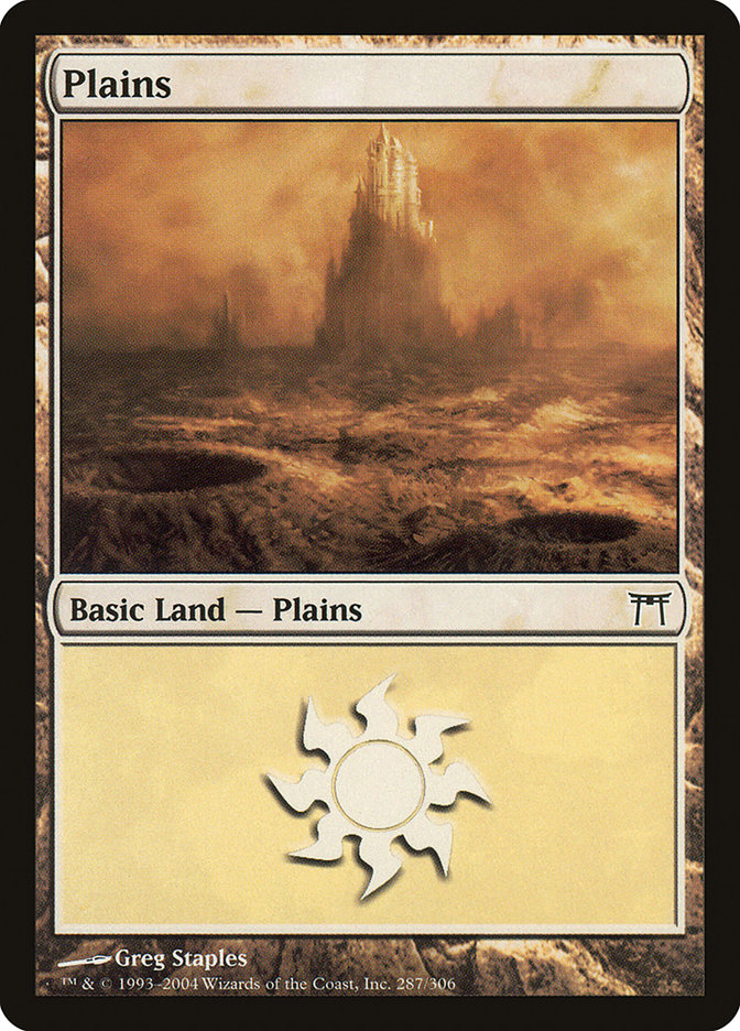 Plains (287) [Champions of Kamigawa] | Boutique FDB TCG