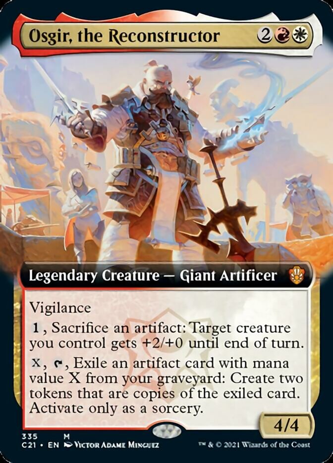 Osgir, the Reconstructor (Extended Art) [Commander 2021] | Boutique FDB TCG