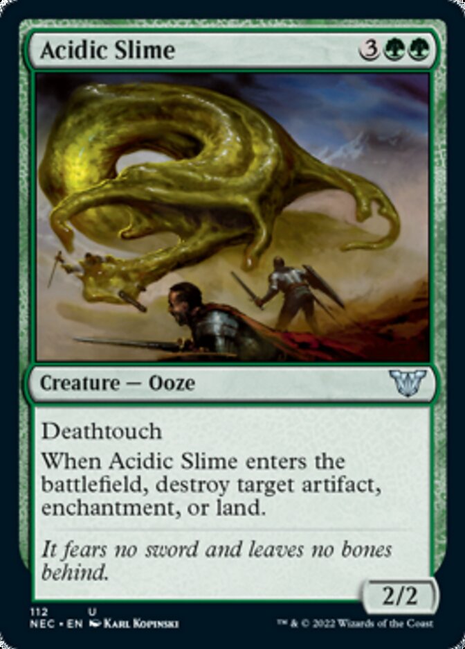 Acidic Slime [Kamigawa: Neon Dynasty Commander] | Boutique FDB TCG