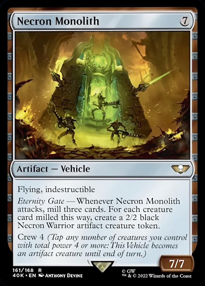 Necron Monolith (Surge Foil) [Warhammer 40,000] | Boutique FDB TCG