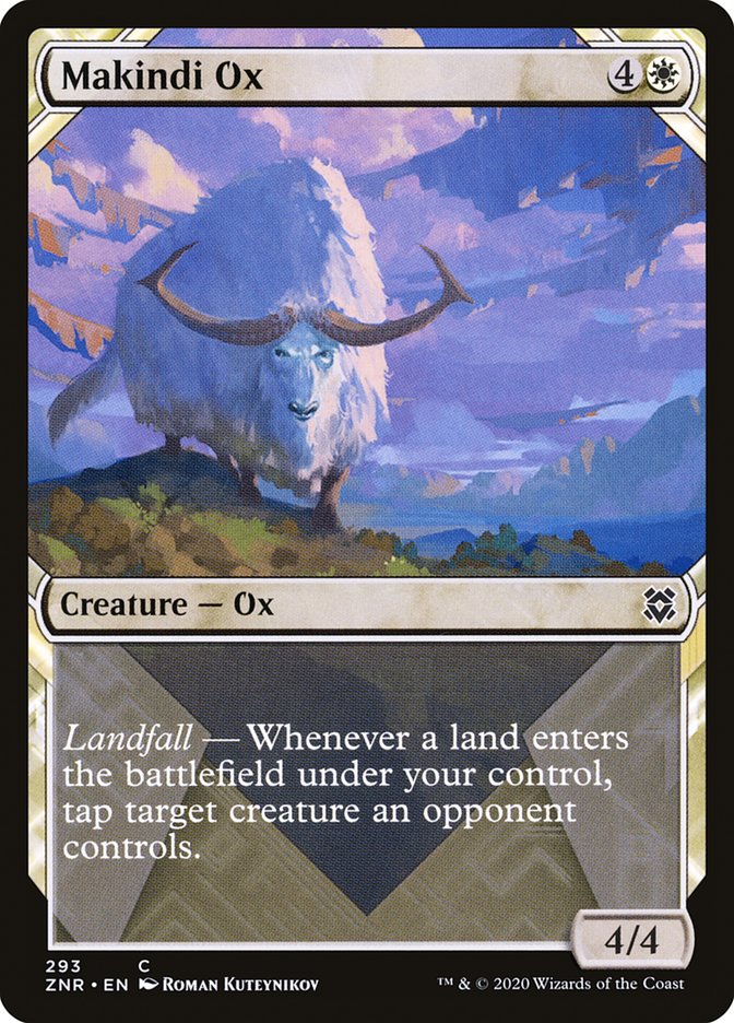 Makindi Ox (Showcase) [Zendikar Rising] | Boutique FDB TCG