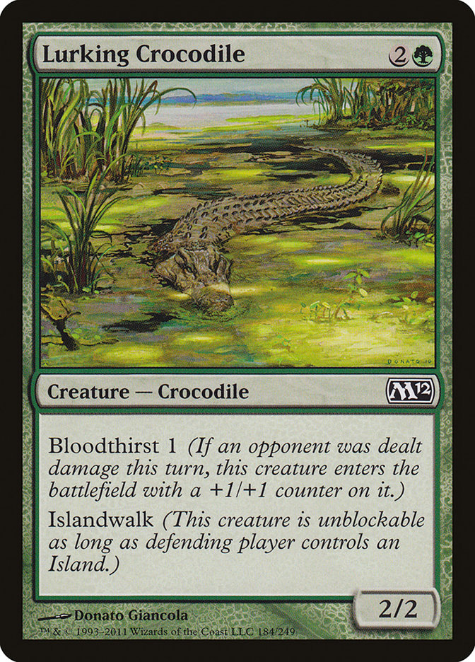 Lurking Crocodile [Magic 2012] | Boutique FDB TCG