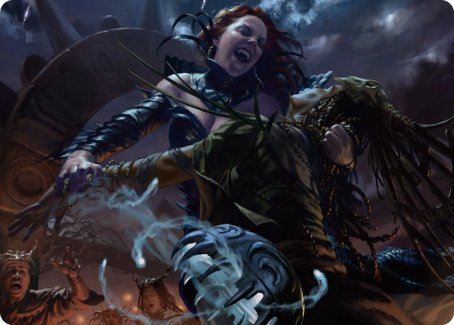 Olivia's Midnight Ambush Art Card [Innistrad: Midnight Hunt Art Series] | Boutique FDB TCG