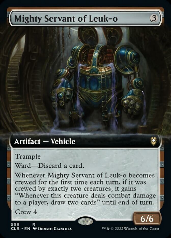 Mighty Servant of Leuk-o (Extended Art) [Commander Legends: Battle for Baldur's Gate] | Boutique FDB TCG