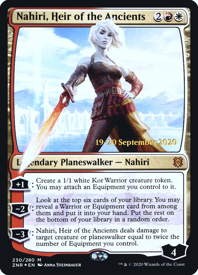 Nahiri, Heir of the Ancients [Zendikar Rising Prerelease Promos] | Boutique FDB TCG