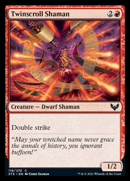 Twinscroll Shaman [Strixhaven: School of Mages] | Boutique FDB TCG