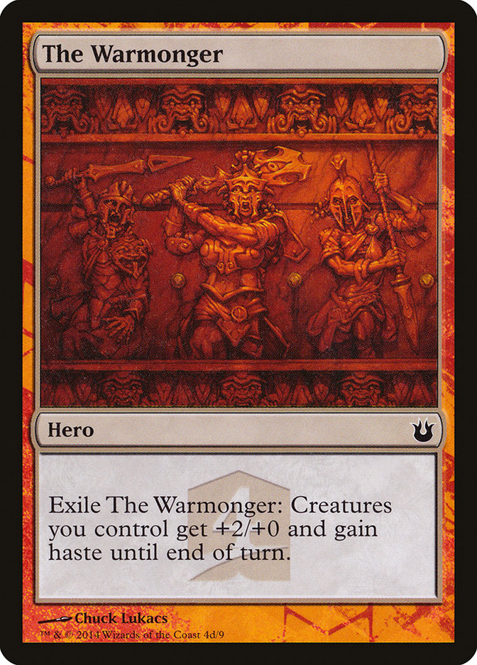 The Warmonger [Born of the Gods Hero's Path] | Boutique FDB TCG