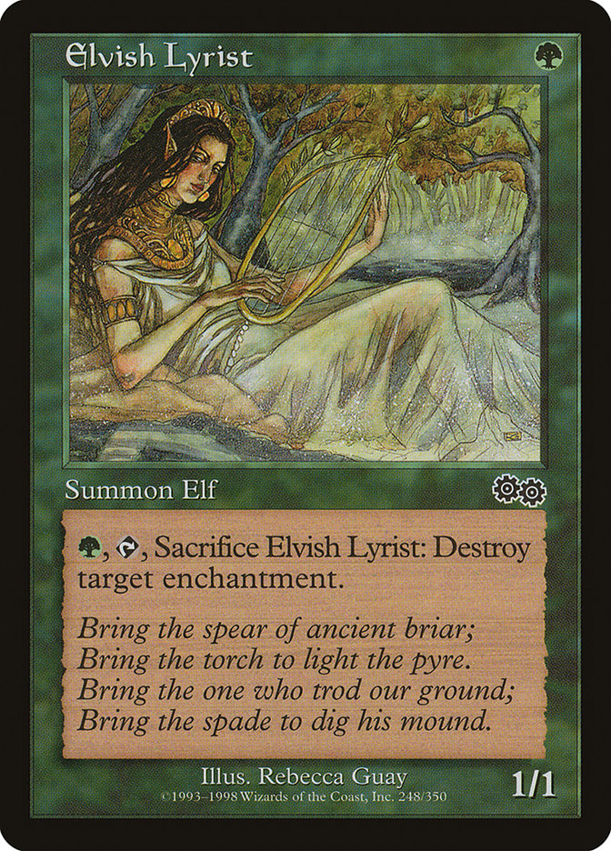 Elvish Lyrist [Urza's Saga] | Boutique FDB TCG