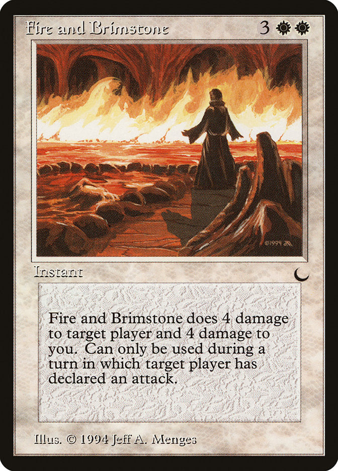 Fire and Brimstone [The Dark] | Boutique FDB TCG