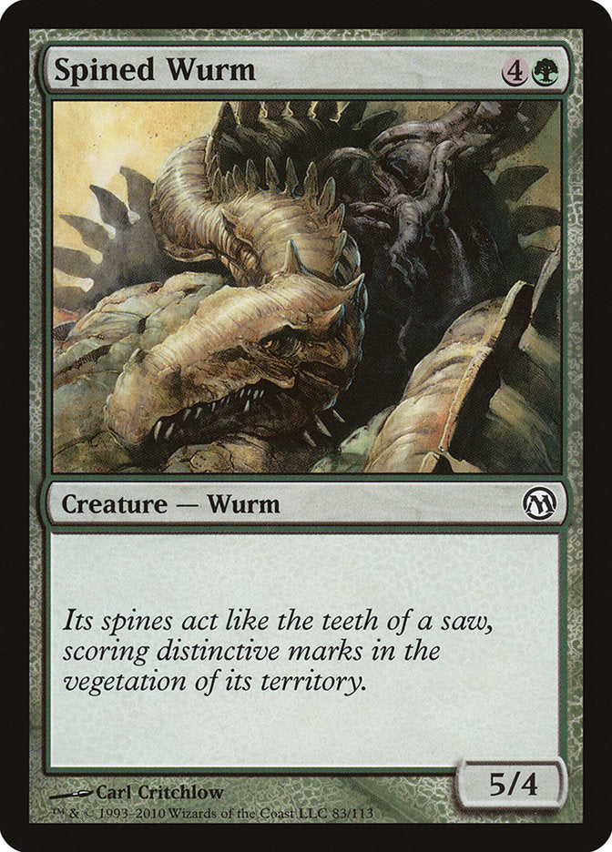 Spined Wurm [Duels of the Planeswalkers] | Boutique FDB TCG