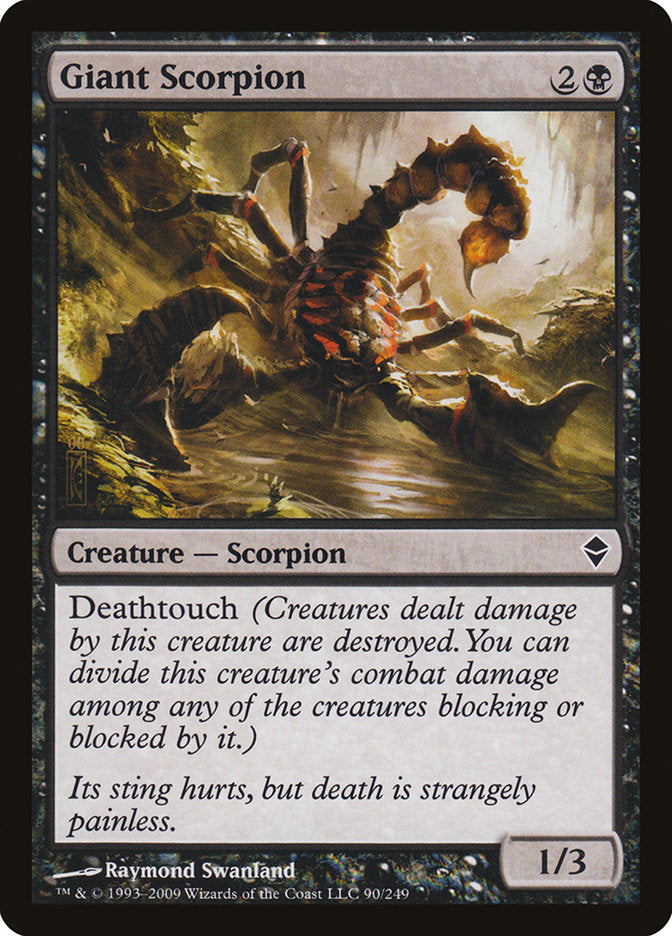 Giant Scorpion [Zendikar] | Boutique FDB TCG