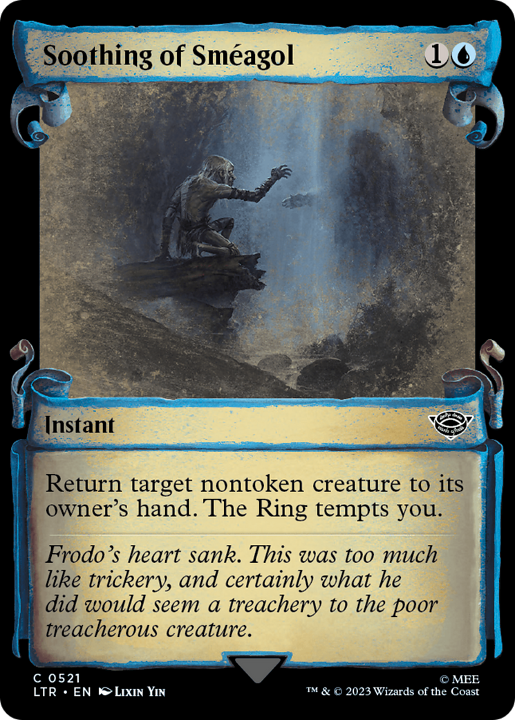 Soothing of Smeagol [The Lord of the Rings: Tales of Middle-Earth Showcase Scrolls] | Boutique FDB TCG