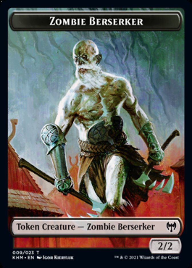 Zombie Berserker Token [Kaldheim Tokens] | Boutique FDB TCG