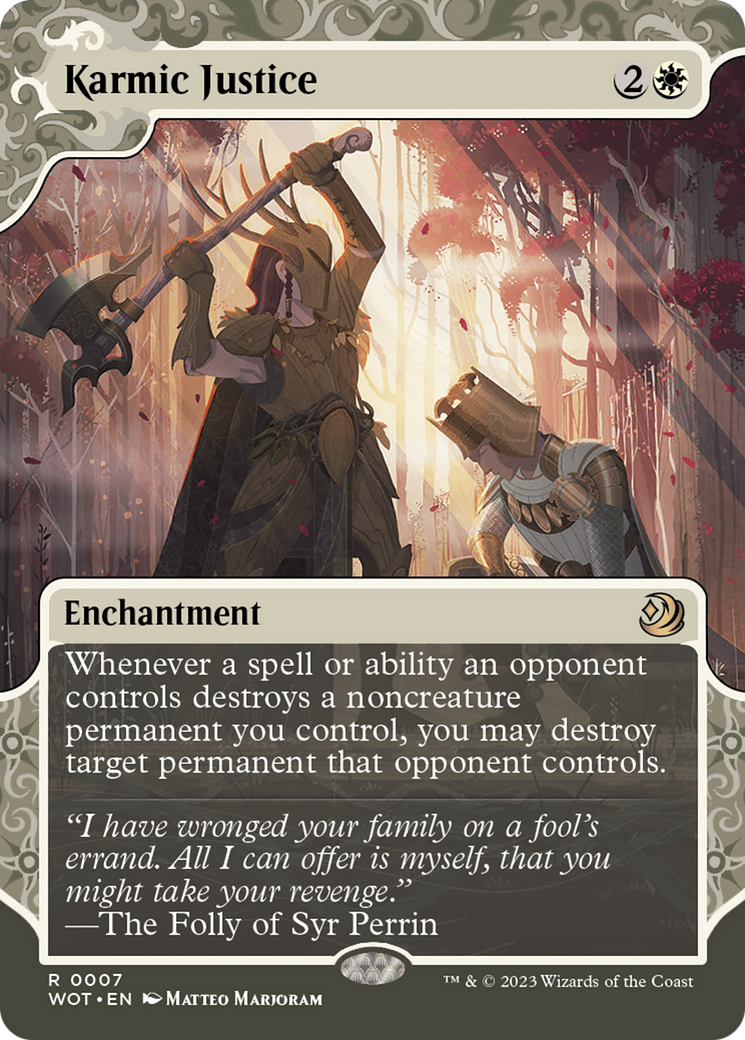 Karmic Justice [Wilds of Eldraine: Enchanting Tales] | Boutique FDB TCG