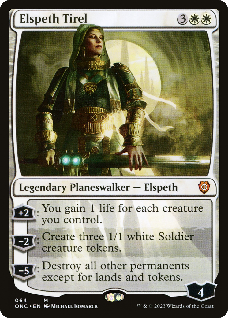 Elspeth Tirel [Phyrexia: All Will Be One Commander] | Boutique FDB TCG