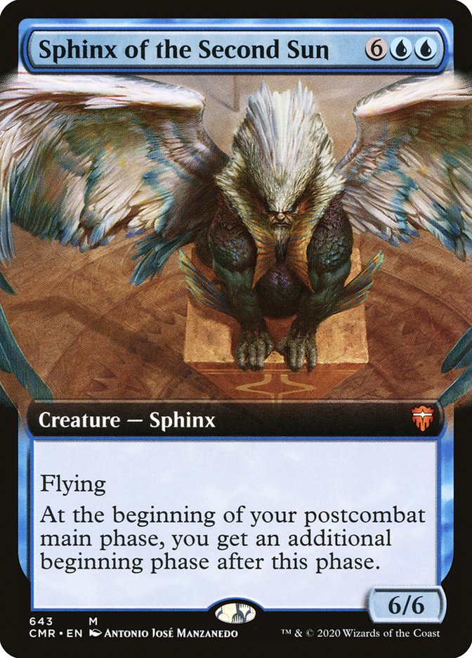 Sphinx of the Second Sun (Extended Art) [Commander Legends] | Boutique FDB TCG