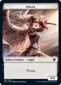 Angel // Elemental (010) Double-Sided Token [Commander 2020 Tokens] | Boutique FDB TCG