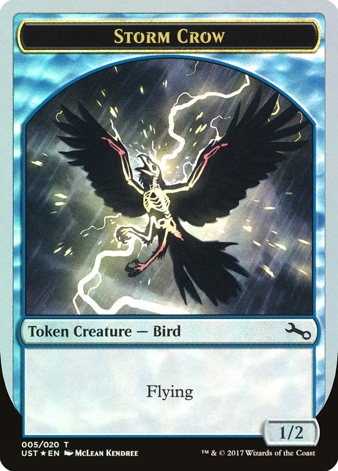 Storm Crow Token [Unstable Tokens] | Boutique FDB TCG